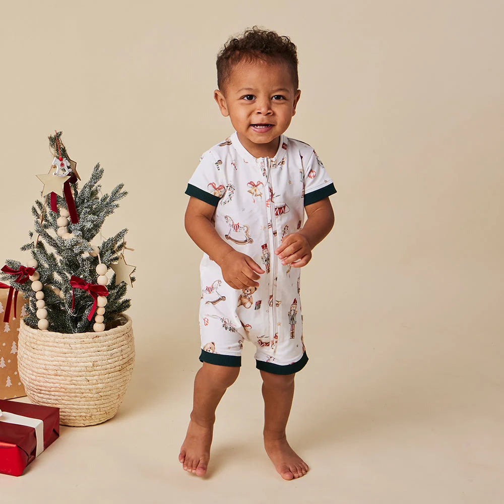 SNUGGLE HUNNY SANTA'S TOY SHOP SNUGGLE SHORTIE
