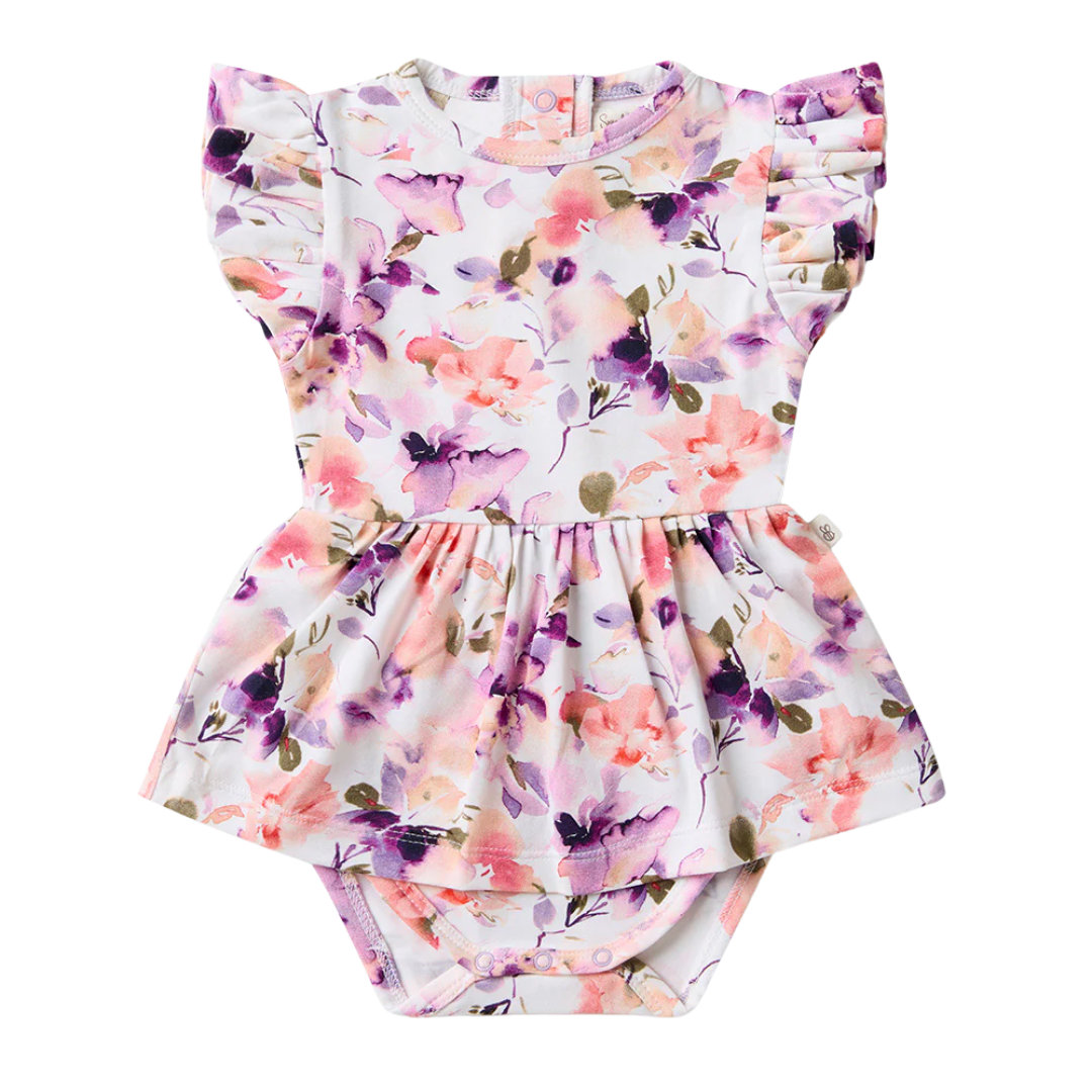 SNUGGLE HUNNY BLUSHING BEAUTY SHORT SLEEVE DRESS