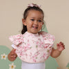 SNUGGLE HUNNY CHERRY BLOSSOM FRILL SNUGGLE BIB