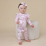SNUGGLE HUNNY SNUGGLESUIT CONVERTIBLE ROMPER CHERRY BLOSSOM