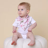 SNUGGLE HUNNY CHERRY BLOSSOM DRIBBLE BIB