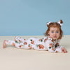 SNUGGLE HUNNY SNUGGLESUIT CONVERTIBLE ROMPER ROSEBUD
