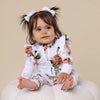 SNUGGLE HUNNY SNUGGLESUIT CONVERTIBLE ROMPER ROSEBUD