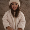 CINNAMON BABY CHUNKY BEANIE - CREAM