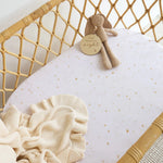 SNUGGLE HUNNY STARDUST BASSINET SHEET/CHANGE PAD COVER