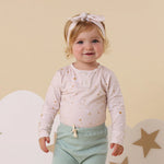 SNUGGLE HUNNY STARDUST LONG SLEEVE BODYSUIT