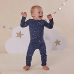 SNUGGLE HUNNY STARRY NIGHT SNUGGLESUIT CONVERTIBLE ROMPER