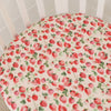SNUGGLE HUNNY STRAWBERRY FITTED COT SHEET