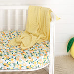 SNUGGLE HUNNY SUNLIGHT DIAMOND KNIT  BLANKET
