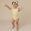SNUGGLE HUNNY SUNLIGHT SHORT SLEEVE BODYSUIT WITH FRILL
