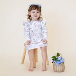 SNUGGLE HUNNY SWEET SWALLOWS LONG SLEEVE DRESS