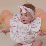 SNUGGLE HUNNY SWEET SWALLOWS FRILL SNUGGLE BIB