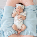 SNUGGLE HUNNY SWEET SWALLOWS SHORT SLEEVE BODYSUIT WITH FRILL
