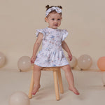 SNUGGLE HUNNY SWEET SWALLOWS SHORT SLEEVE DRESS