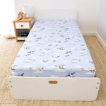 SNUGGLE HUNNY TAKING FLIGHT ORGANIC COTTON FITTED SHEET