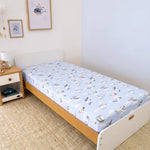 SNUGGLE HUNNY TAKING FLIGHT ORGANIC COTTON FITTED SHEET