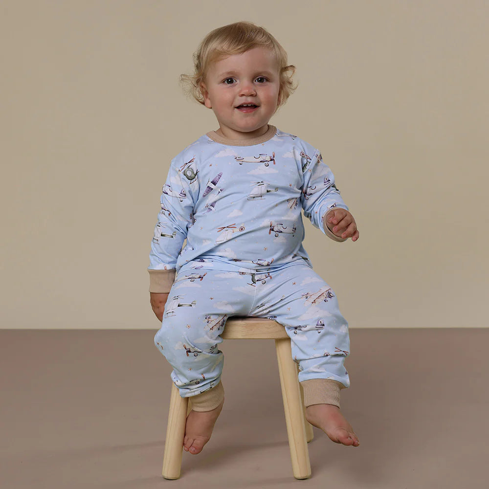 SNUGGLE HUNNY TAKING FLIGHT LONG SLEEVE PJ SET