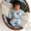SNUGGLE HUNNY TAKING FLIGHT ORGANIC SNUGGLESUIT CONVERTIBLE ROMPER