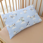 SNUGGLE HUNNY TAKING FLIGHT ORGANIC COTTON PILLOW CASE