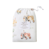 SNUGGLE HUNNY DIGGERS & TRACTORS ORGANIC COTTON FITTED SHEET