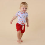 SNUGGLE HUNNY TO THE RESCUE SHORT SLEEVE BODYSUIT