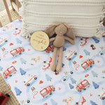 SNUGGLE HUNNY TO THE RESCUE FITTED COT SHEET