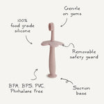 MUSHIE TRAINING TOOTHBRUSH - BLUSH