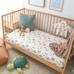 SNUGGLE HUNNY TREASURE ISLAND FITTED COT SHEET