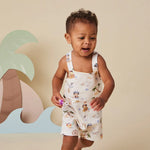 SNUGGLE HUNNY TREASURE ISLAND SNUGGLE OVERALL SHORTS