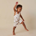 SNUGGLE HUNNY TREASURE ISLAND SNUGGLE OVERALL SHORTS