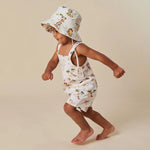 SNUGGLE HUNNY TREASURE ISLAND SNUGGLE OVERALL SHORTS
