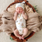 SNUGGLE HUNNY TREASURE ISLAND SHORT SLEEVE BODYSUIT