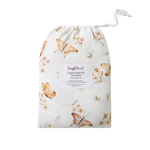 SNUGGLE HUNNY BUTTERFLY ORGANIC COTTON FITTED SHEET