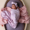 SNUGGLE HUNNY TWINKLE  JERSEY WRAP & TOP KNOT SET