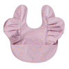 SNUGGLE HUNNY KIDS LILAC BLOOM FRILL SNUGGLE BIB