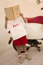 CINNAMON BABY CRIMSON CHINO SHORTS