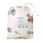 SNUGGLE HUNNY DIGGERS & TRACTORS BASSINET / CHANGE PAD COVER