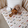 SNUGGLE HUNNY VINTAGE CARS FITTED COT SHEET