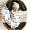 SNUGGLE HUNNY VINTAGE CARS MUSLIN WRAP