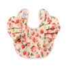 SNUGGLE HUNNY STRAWBERRY FRILL SNUGGLE BIB