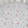 SNUGGLE HUNNY WHITE RABBIT FITTED COT SHEET