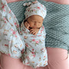 SNUGGLE HUNNY WHITE RABBIT MUSLIN WRAP