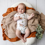 SNUGGLE HUNNY WILD HORSES SHORT SLEEVE BODYSUIT