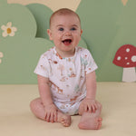 SNUGGLE HUNNY WOODLAND TALES SHORT SLEEVE BODYSUIT