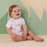 SNUGGLE HUNNY WOODLAND TALES SHORT SLEEVE BODYSUIT