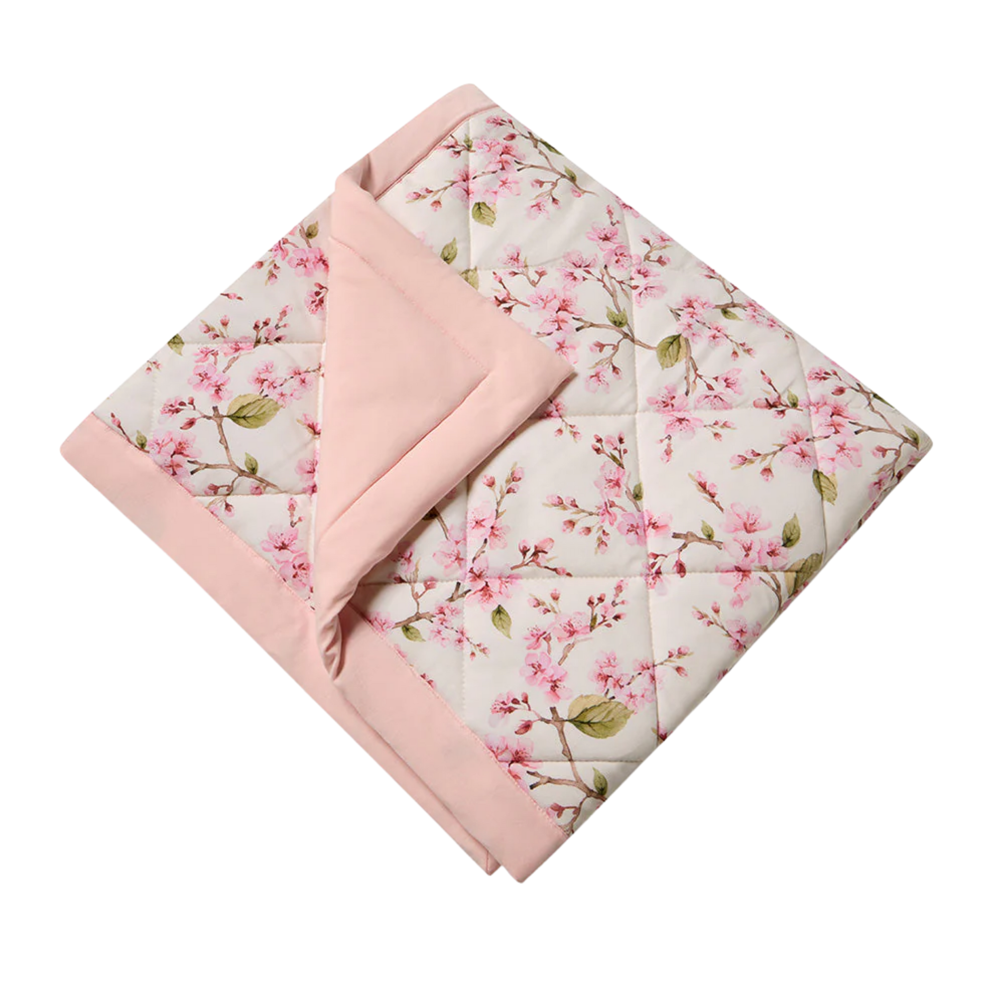 SNUGGLE HUNNY CHERRY BLOSSOM ORGANIC COTTON COT COMFORTER
