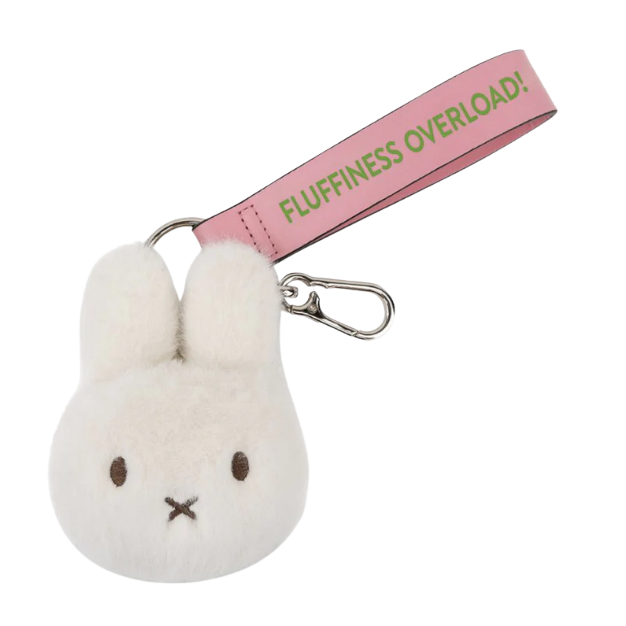 MIFFY ECO FUZZY OFFWHITE BAG CHARM