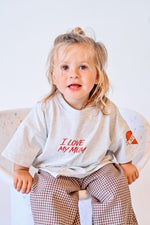 DEAR DARCY I LOVE MY MUM TEE - GREY