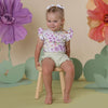 SNUGGLE HUNNY ISLA SHORT SLEEVE ORGANIC BODYSUIT WITH FRILL